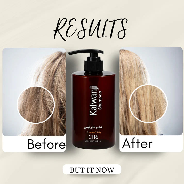 Organic Kalwanji Black Seed Shampoo 250ml (Buy 1 Get 1 Free)