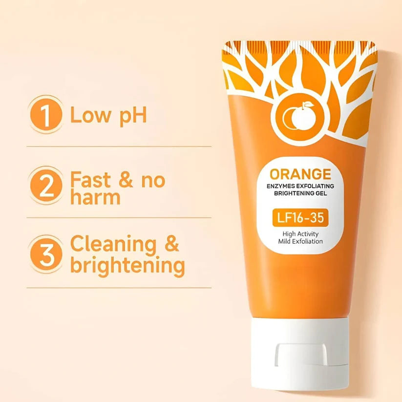Orange Enzyme Exfoliating Gel – Natural Brightening Therapy